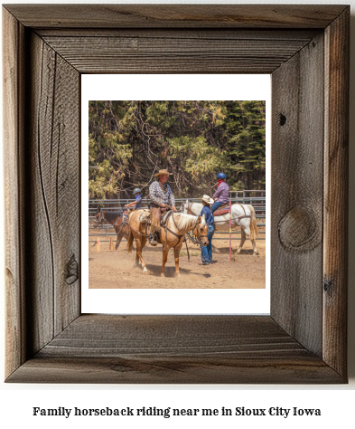 family horseback riding near me in Sioux City, Iowa